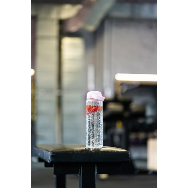 Růžová skleněná lahev 540 ml Fuori – Vialli Design-image-4