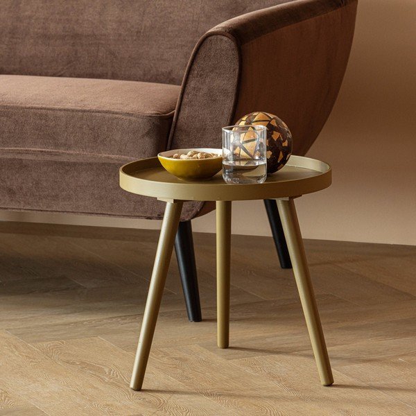 Kulatý odkládací stolek ø 41 cm Sasha – WOOOD-image-4