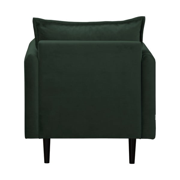 Tmavě zelené sametové křeslo Juli – Ropez-image-3