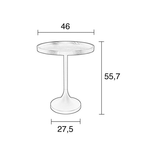Černý odkládací stolek Zuiver Jason-image-2