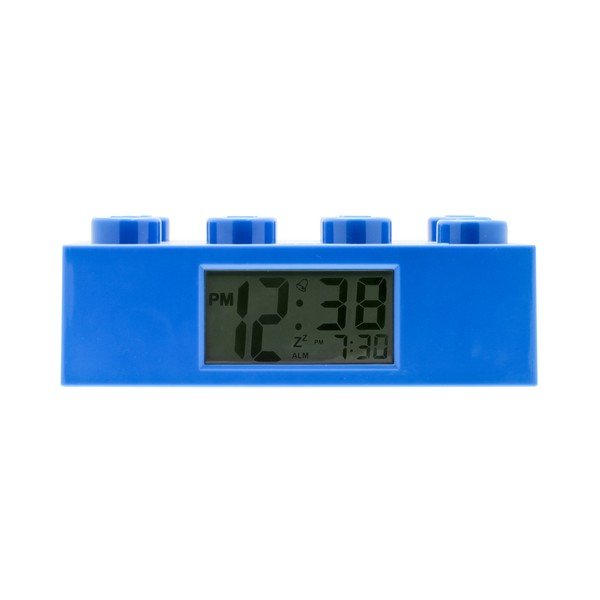Modré hodiny s budíkem LEGO® Brick-image-3