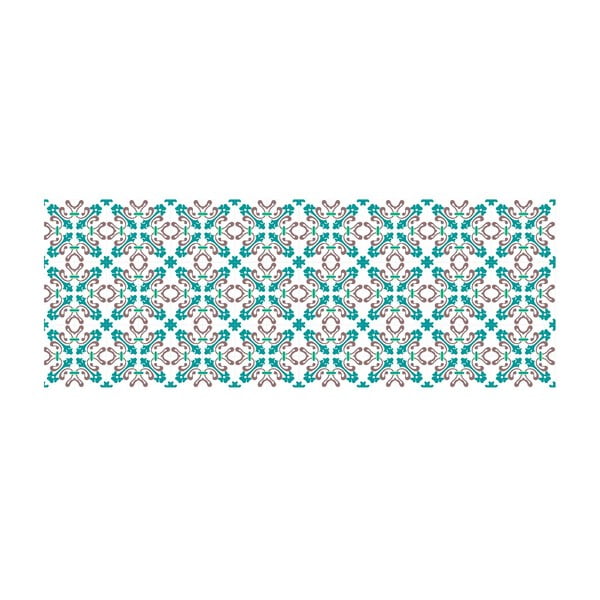 Vinylový koberec Mosaico Modernista Azul, 66x180 cm