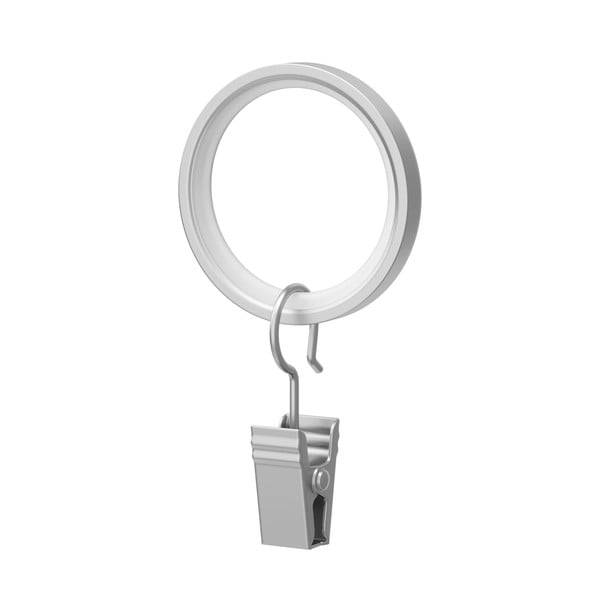 Kroužky na záclony s žabkou v sadě 7 ks Cappa – Umbra-image-3