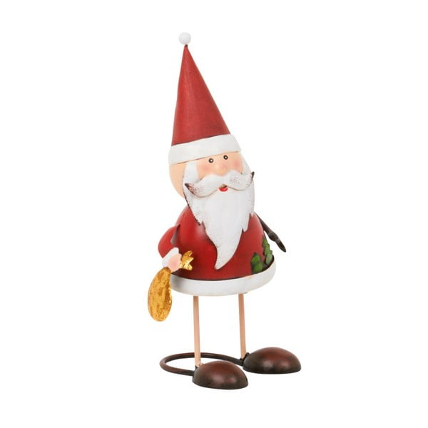 Dekorace Archipelago Red Santa With Bad And Trees, 22 cm