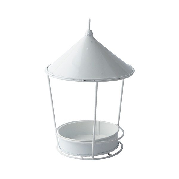 Ptačí krmítko 25 cm, bílé