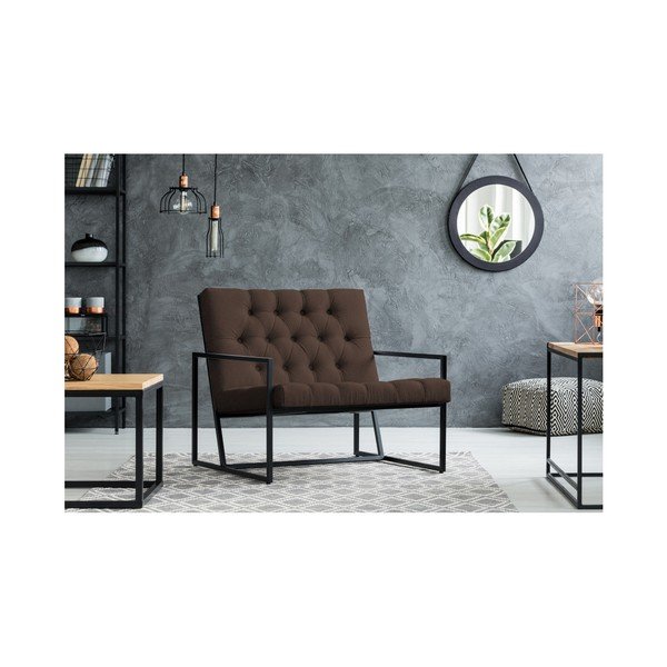 Hnědé křeslo Mazzini Sofas Aster-image-4