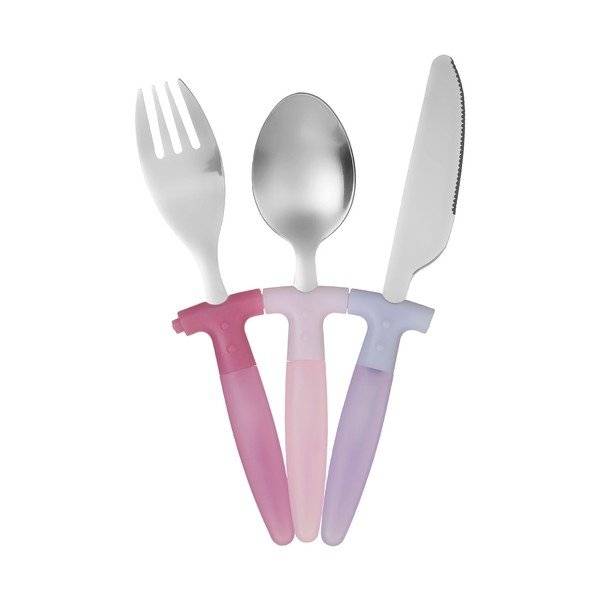 3dílná sada dětského příboru z nerezové oceli Premier Housewares Rainbow