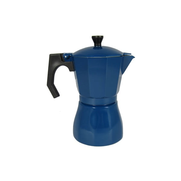 Modrá moka konvička JOCCA Coffee Maker, 385 ml