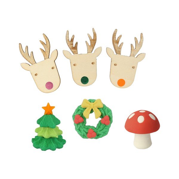 Vánoční crackery v sadě 6 ks Reindeers in Jumpers – Meri Meri-image-2