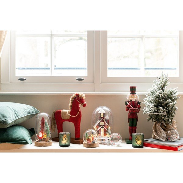 Sada 6 skleněných vánočních ozdob J-Line Bauble-image-3