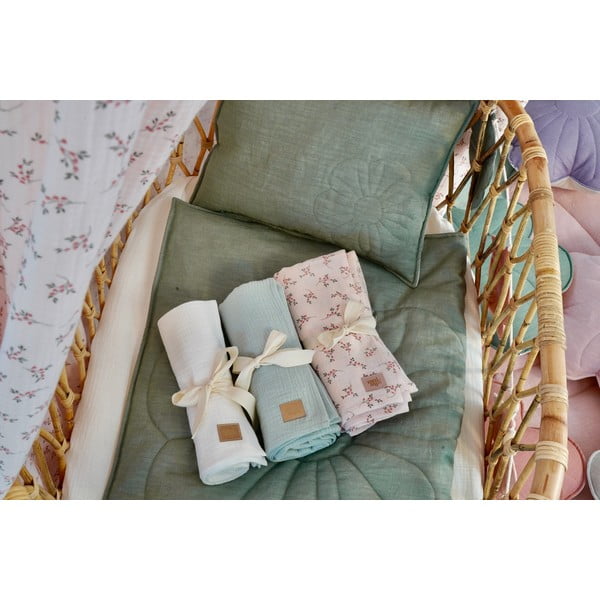 Béžová mušelínová dětská deka 100x100 cm Cream - Moi Mili-image-1