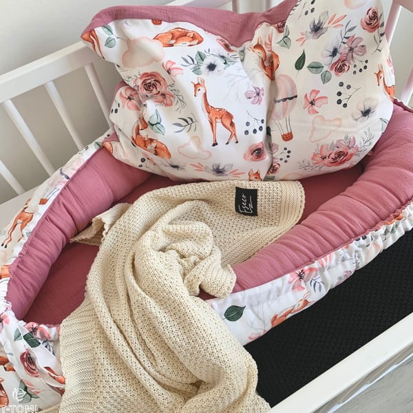 Bavlněné hnízdo pro miminko ESECO Nature-image-1