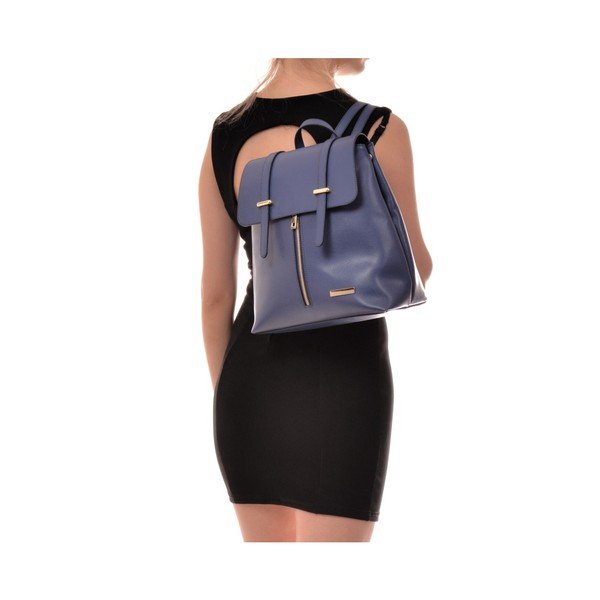 Modrý kožený batoh Sofia Cardoni Angelica-image-2