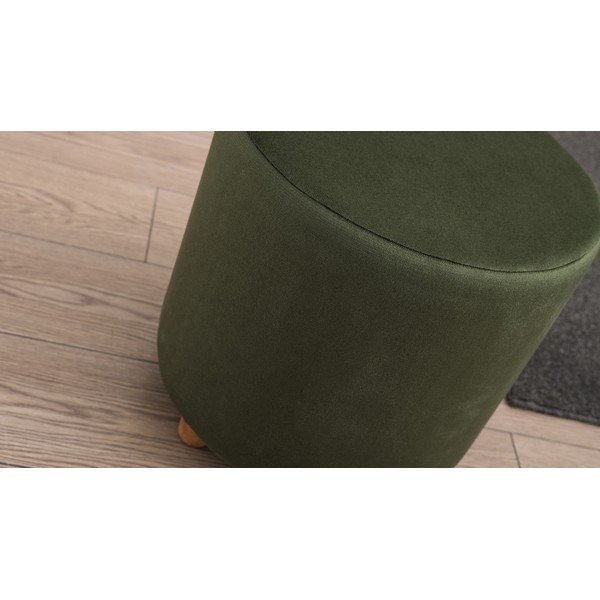 Tmavě zelený taburet Begon  – Balcab Home-image-3