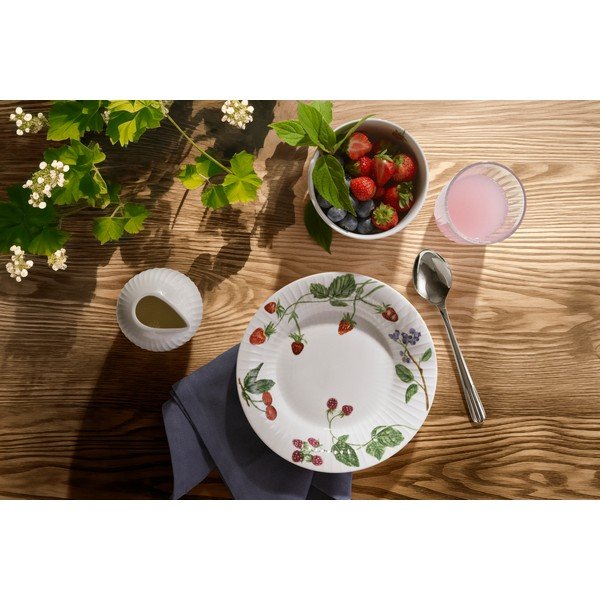 Bílý dezertní  porcelánový talíř ø 22 cm Hammershøi Summer – Kähler Design-image-2