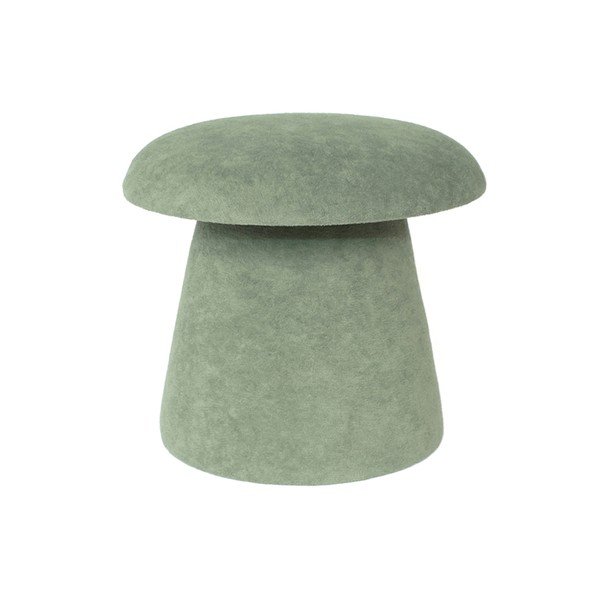 Šedý sametový taburet Mushroom – Leitmotiv-image-2