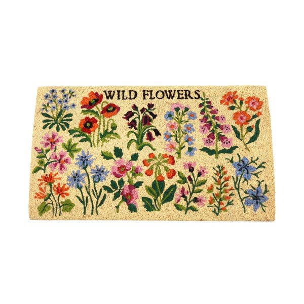 Rohožka z kokosového vlákna Rex London Wild Flowers, 43 x 73 cm
