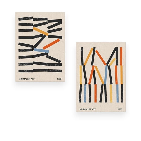 Obrazy v sadě 2 ks 50x70 cm Lines – Wallity