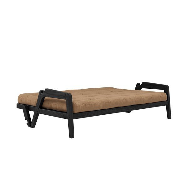 Hnědá rozkládací pohovka 204 cm Grab - Karup Design-image-4