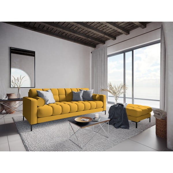 Žlutá podnožka Cosmopolitan Design Bali, 60 cm-image-4