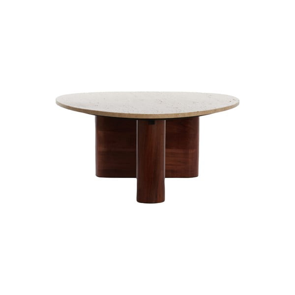 Hnědý konferenční stolek 72x90 cm Mahelona – Light & Living-image-2