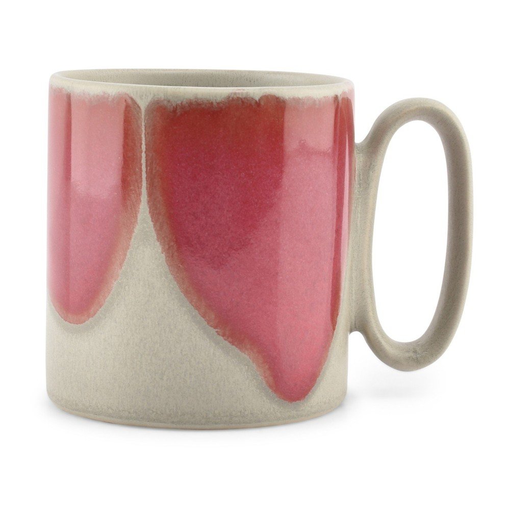 Růžový/šedý kameninový hrnek 390 ml Paint – Salt&Pepper