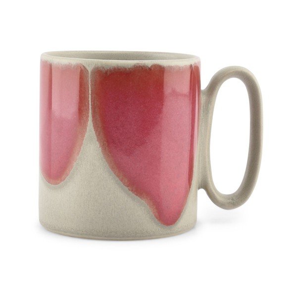 Růžový/šedý kameninový hrnek 390 ml Paint – Salt&Pepper