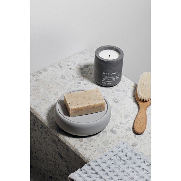 Světle šedý keramický koupelnový organizér – Blomus-image-1