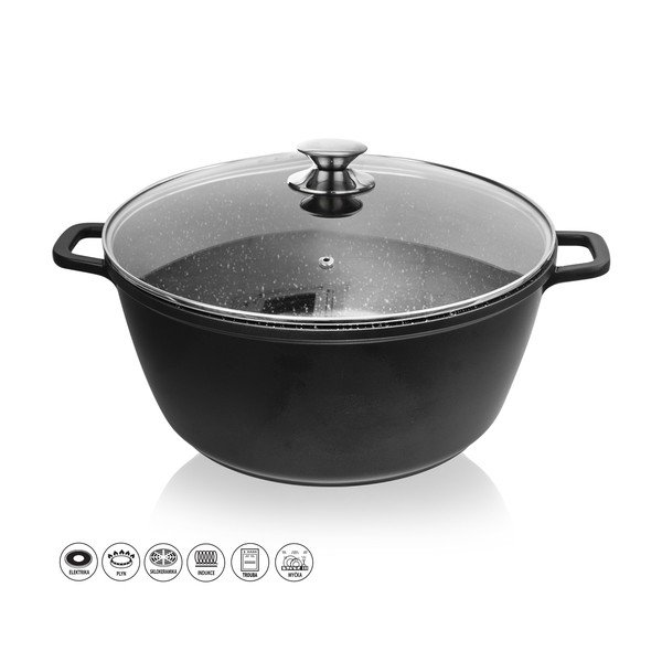 Hliníkový hrnec se skleněnou poklicí Orion Grande, ø 32 cm-image-2