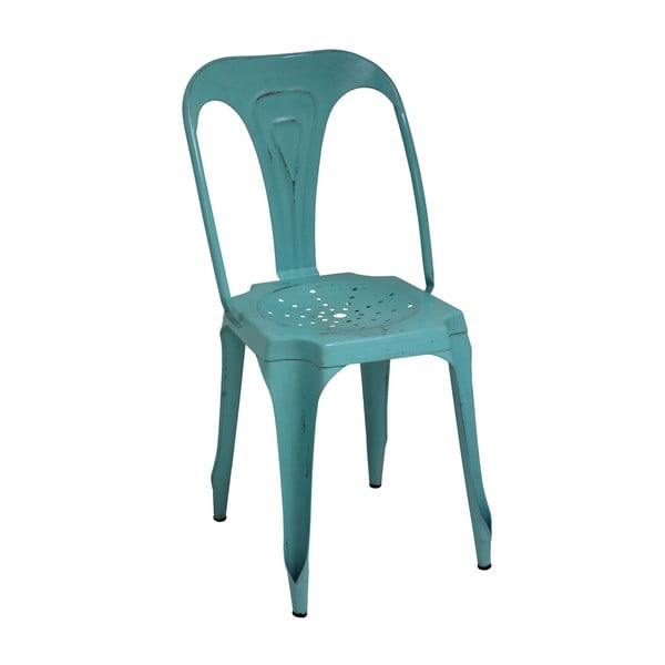 Kovová židle Turquoise Metal