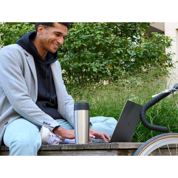 Cestovní hrnek ve stříbrné barvě 360 ml – Tefal-image-3