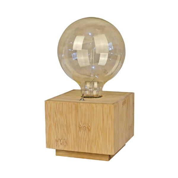 Bambusová stolní lampa Opjet Paris Cube