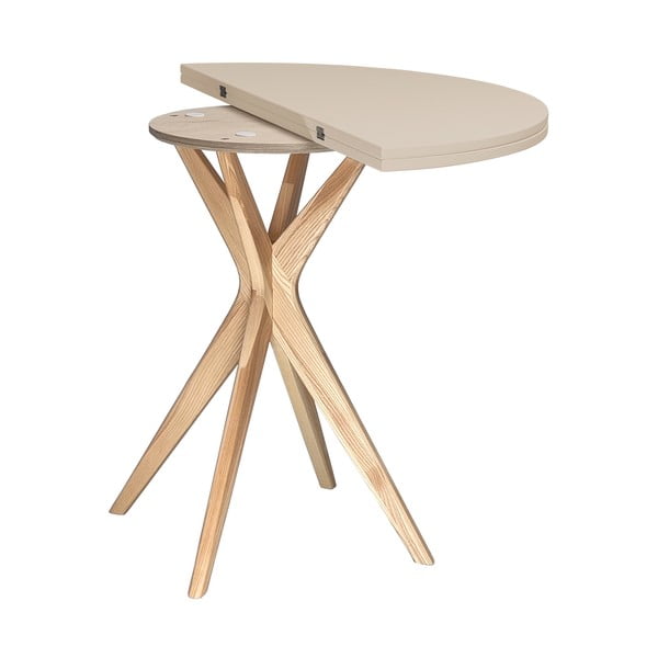 Kulatý rozkládací jídelní stůl 45x90 cm Jubi – Ragaba-image-3