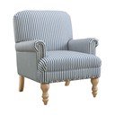 Modré lněné křeslo Jaya – Støraa