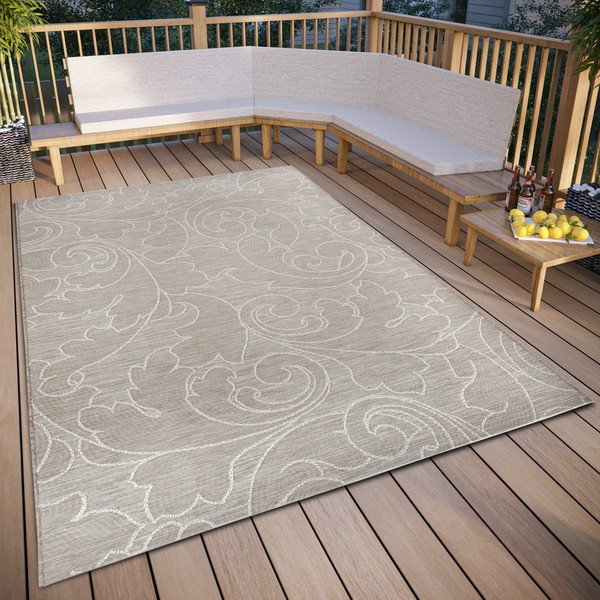 Béžový venkovní koberec 77x150 cm Elina Beige – Hanse Home-image-1