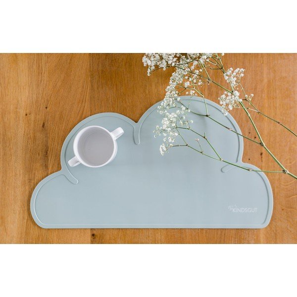 Modré silikonové prostírání Kindsgut Cloud, 49 x 27 cm-image-3