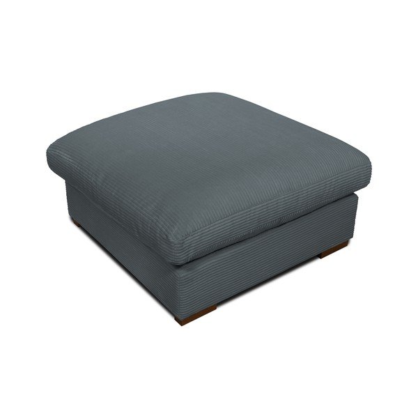 Šedý manšestrový taburet Comfy – Scandic-image-3