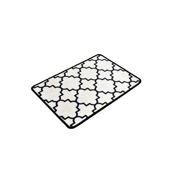 Černá/béžová koupelnová předložka 40x60 cm Kupa – Foutastic