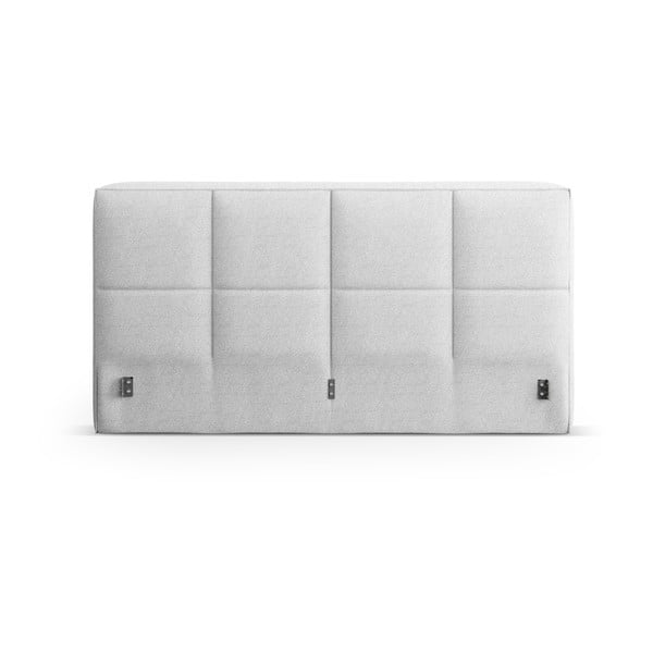 Světle šedé čalouněné čelo postele 249x100 cm Darren – Micadoni -image-2