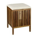 Dřevěný koš na prádlo v tmavě přírodní barvě 38 l Fondi – Wenko