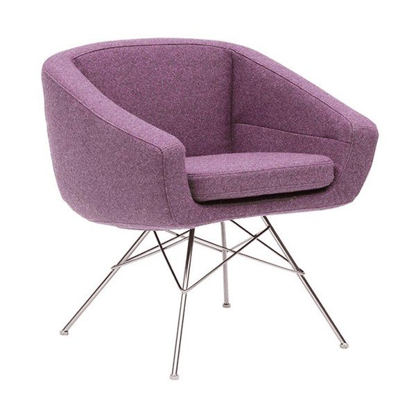 Fialové křeslo Softline Aiko-image-2