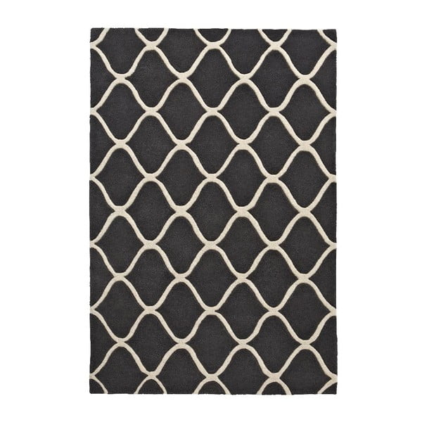 Vlněný koberec Think Rugs Elements Grey, 150 x 230 cm