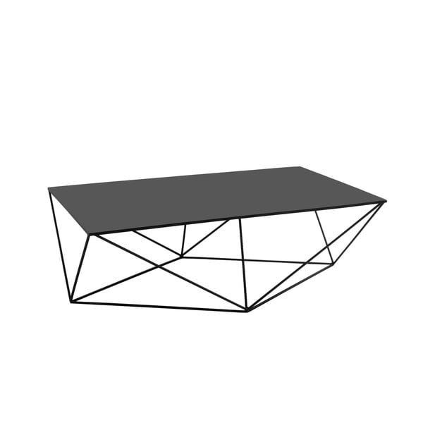 Černý konferenční stolek Custom Form Daryl, délka 140 cm