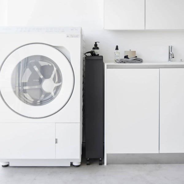 Matně černý ocelový koupelnový regál 48x80,5 cm Tower – YAMAZAKI-image-3