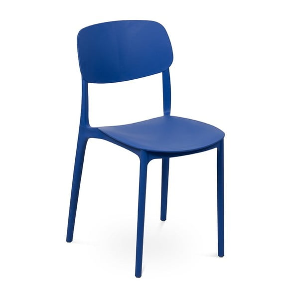 Modrá plastová zahradní židle Hébé – Bonami Essentials