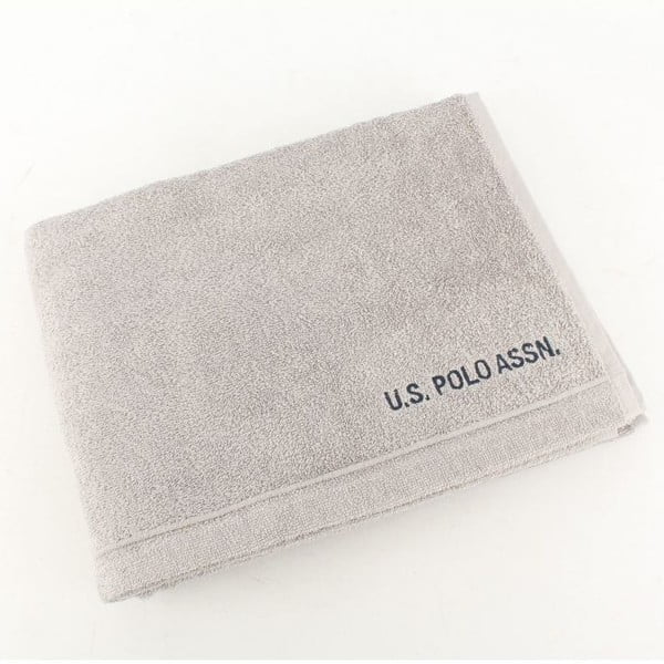Osuška US Polo Bath Towel Grey, 70x140 cm