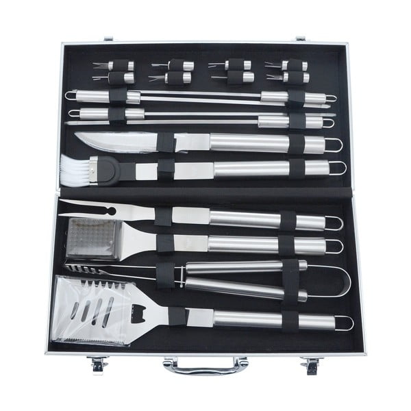Set 18 kusů grilovacího nářadí v kufříku Cattara Alu-image-1