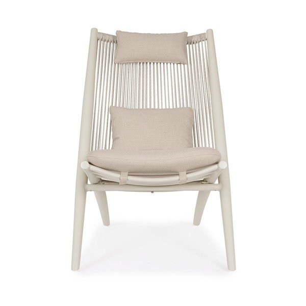 Béžové kovové zahradní křeslo Aloha – Bizzotto-image-2