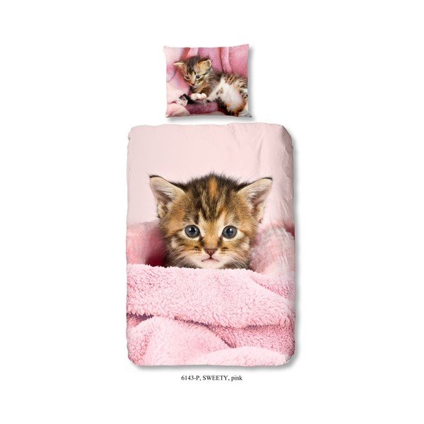 Dětské bavlněné povlečení Good Morning Sweety, 140 x 200 cm