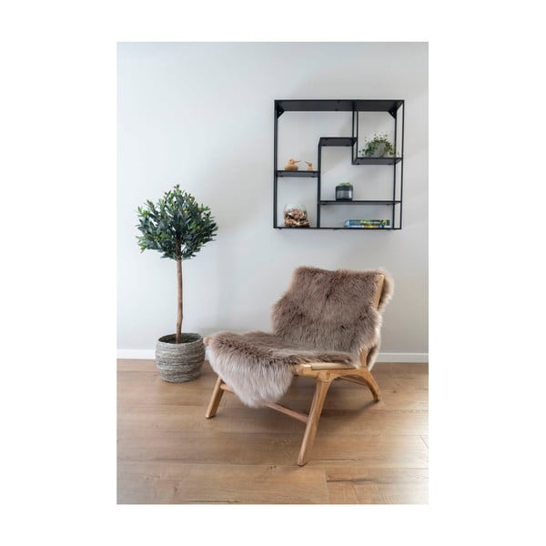 Hnědý syntetický běhoun 60x180 cm – House Nordic-image-1